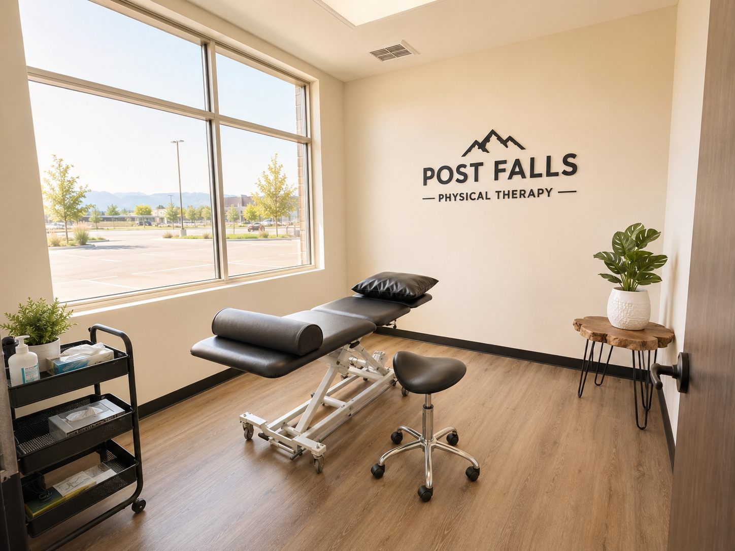 Treatment room at Post Falls Physical Therapy